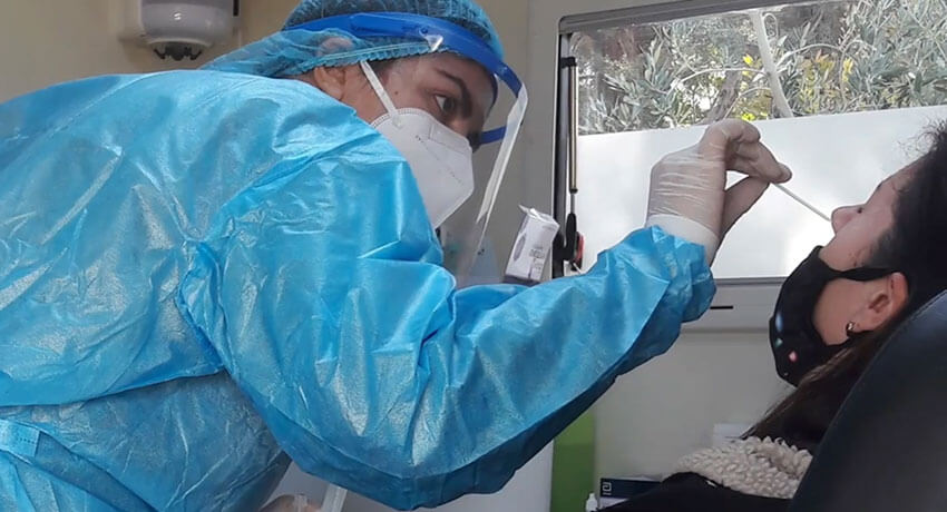 Συνεχίζονται τα rapid test στην Ηλιούπολη